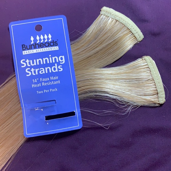 Bunheads Clip-In Hair Extensions NIP Blonde 14” Ballet Bun Wrap - Picture 2 of 6